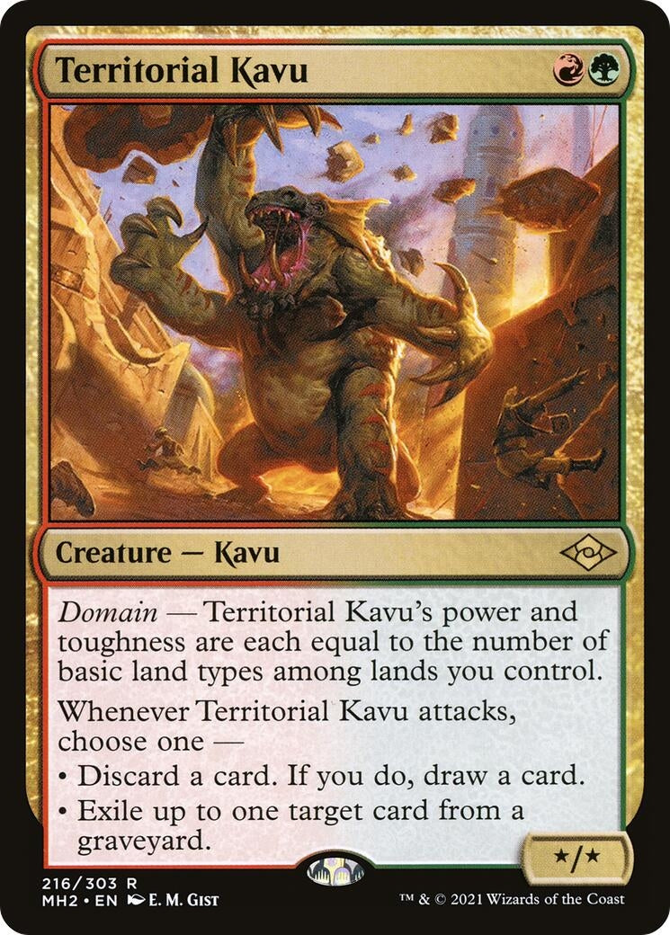 Image for Territorial Kavu (216) (Modern Horizons 2) (MH2) - Magic: The Gathering