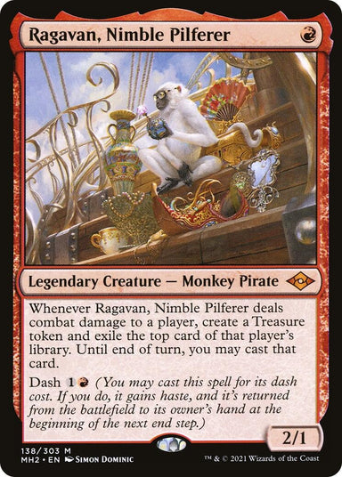 Image for Ragavan, Nimble Pilferer (138) (Modern Horizons 2) (MH2) - Magic: The Gathering