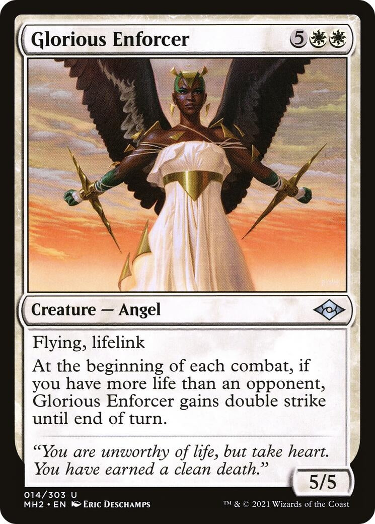 Image for Glorious Enforcer (14) (Modern Horizons 2) (MH2) - Magic: The Gathering