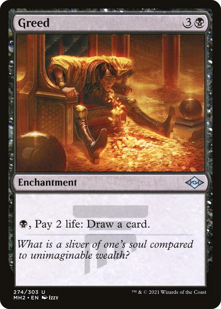 Image for Greed (274) (Modern Horizons 2) (MH2) - Magic: The Gathering