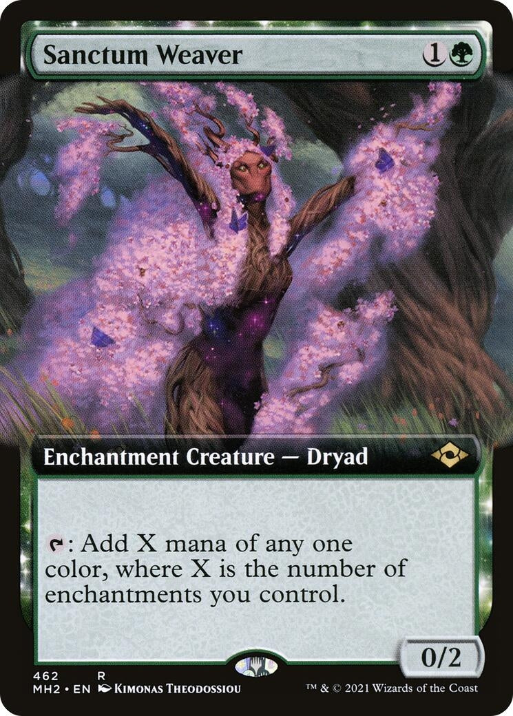 Image for Sanctum Weaver (Extended Art) (462) (Modern Horizons 2) (MH2) - Magic: The Gathering