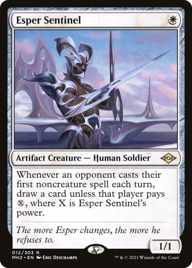 Image for Esper Sentinel (12) (Modern Horizons 2) (MH2) - Magic: The Gathering