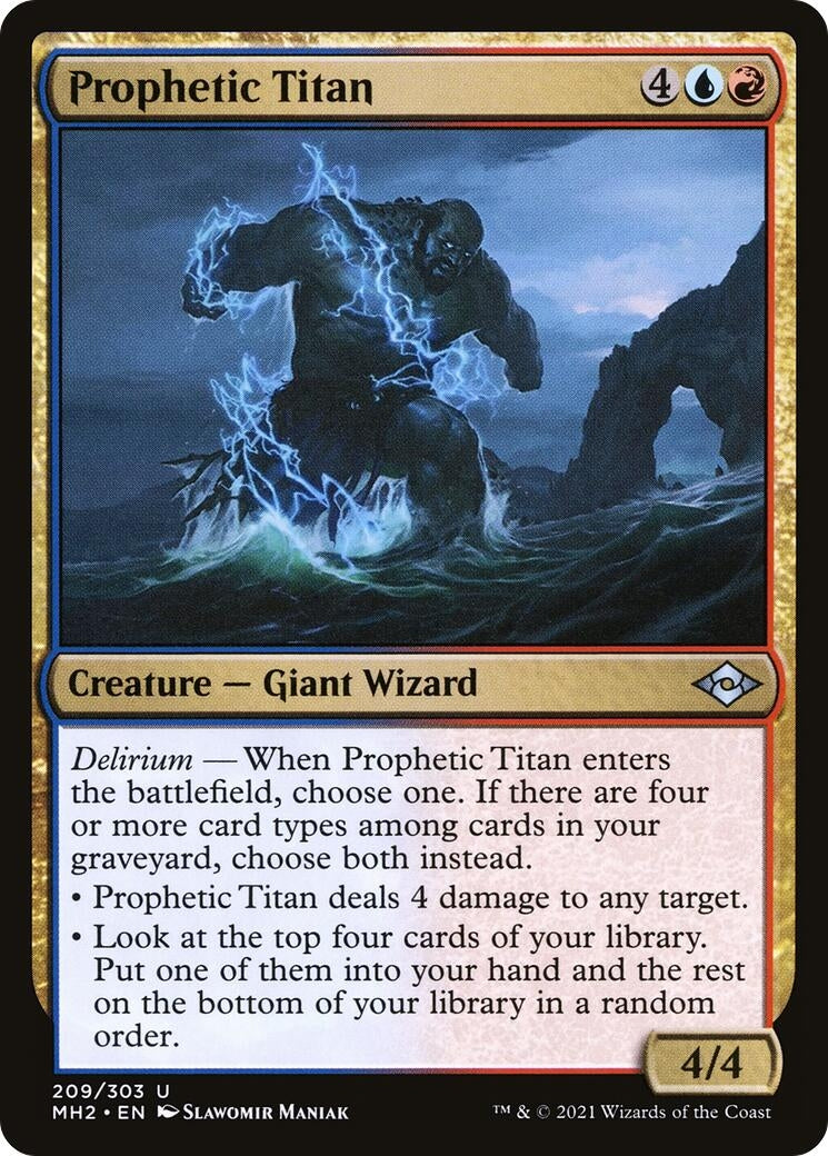 Image for Prophetic Titan (209) (Modern Horizons 2) (MH2) - Magic: The Gathering