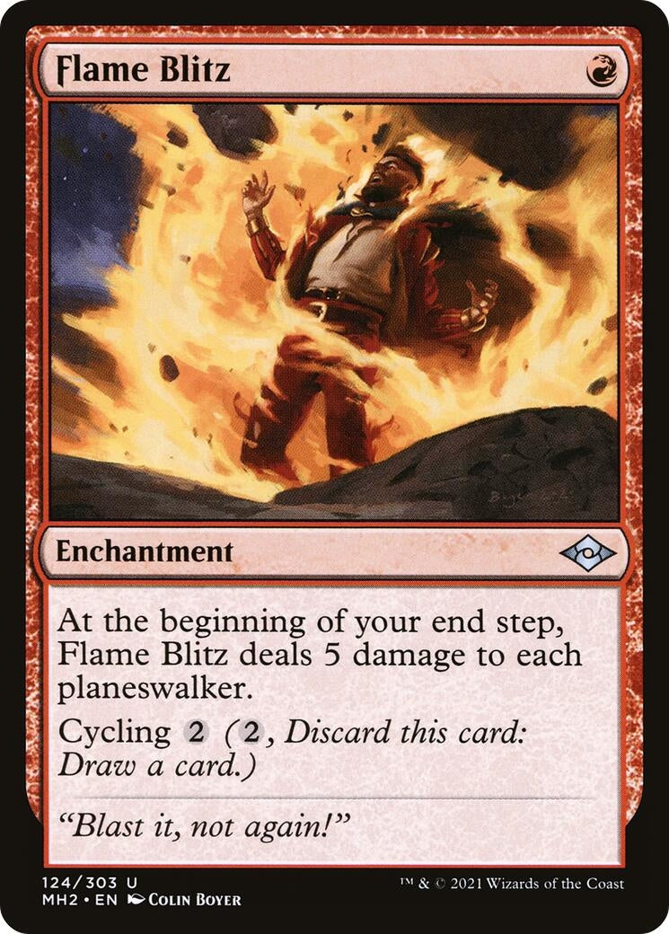 Image for Flame Blitz (124) (Modern Horizons 2) (MH2) - Magic: The Gathering