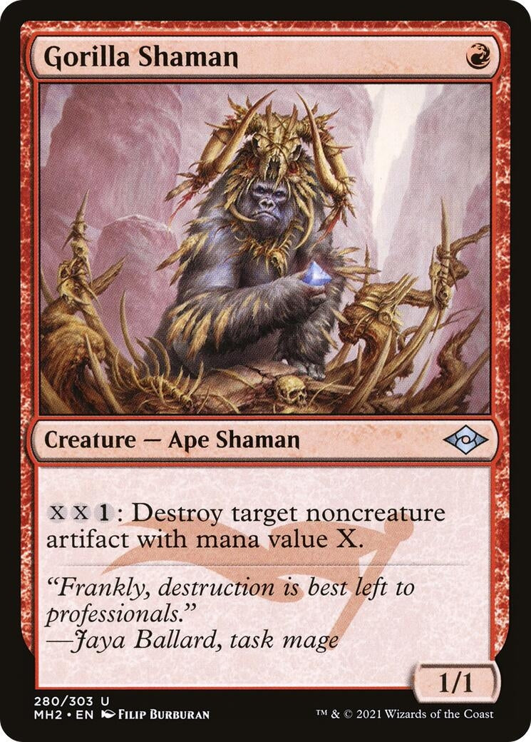Image for Gorilla Shaman (280) (Modern Horizons 2) (MH2) - Magic: The Gathering