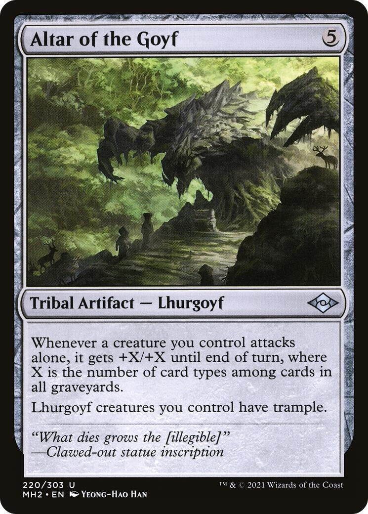 Image for Altar of the Goyf (220) (Modern Horizons 2) (MH2) - Magic: The Gathering