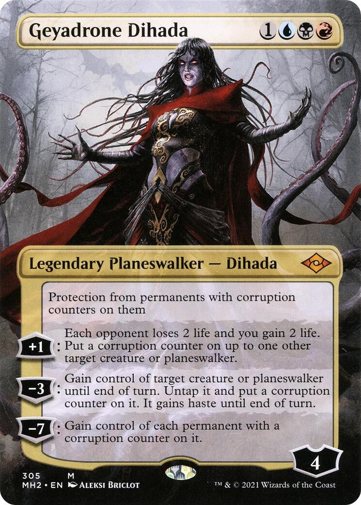 Image for Geyadrone Dihada (Borderless) (305) (Modern Horizons 2) (MH2) - Magic: The Gathering