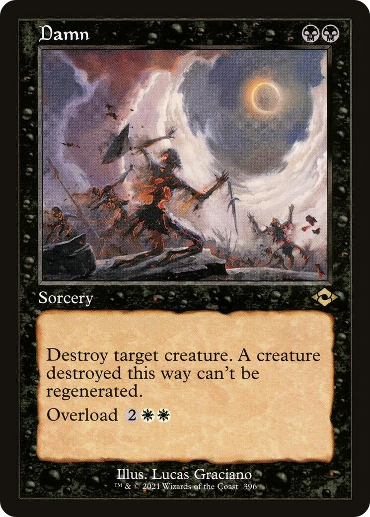 Image for Damn (Retro Frame) (396) (Modern Horizons 2) (MH2) - Magic: The Gathering