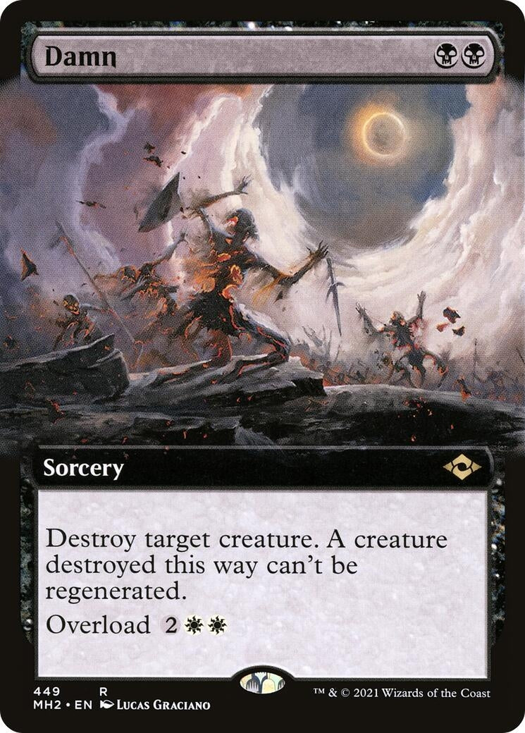 Image for Damn (Extended Art) (449) (Modern Horizons 2) (MH2) - Magic: The Gathering