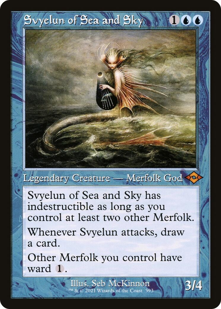 Image for Svyelun of Sea and Sky (Retro Frame) (393) (Modern Horizons 2) (MH2) - Magic: The Gathering