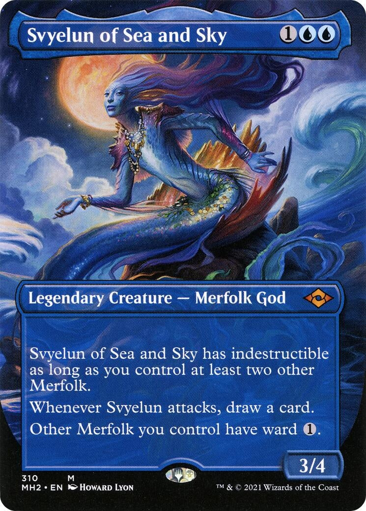 Image for Svyelun of Sea and Sky (Borderless) (310) (Modern Horizons 2) (MH2) - Magic: The Gathering