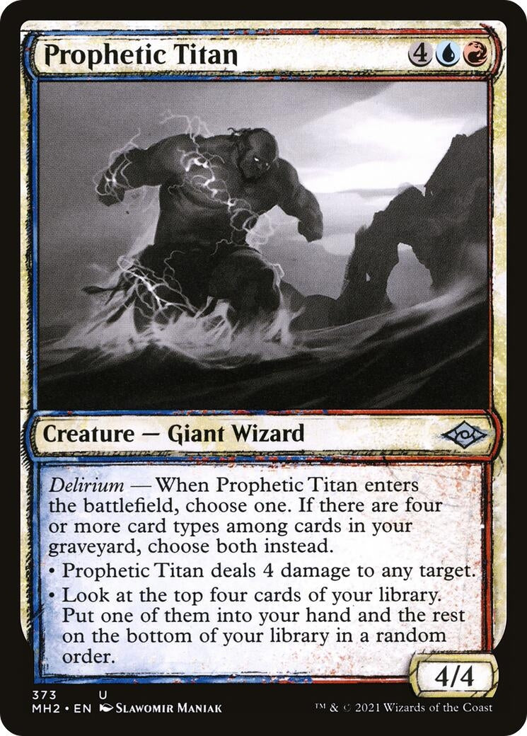 Image for Prophetic Titan (Showcase) (373) (Modern Horizons 2) (MH2) - Magic: The Gathering