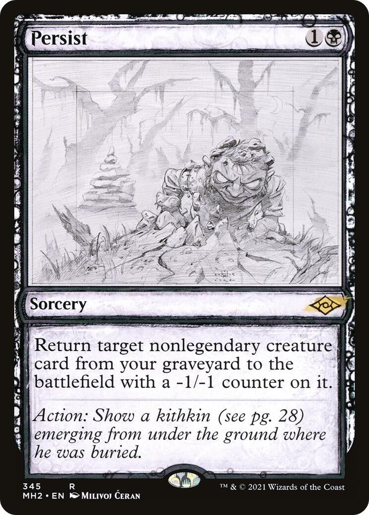 Image for Persist (Showcase) (345) (Modern Horizons 2) (MH2) - Magic: The Gathering