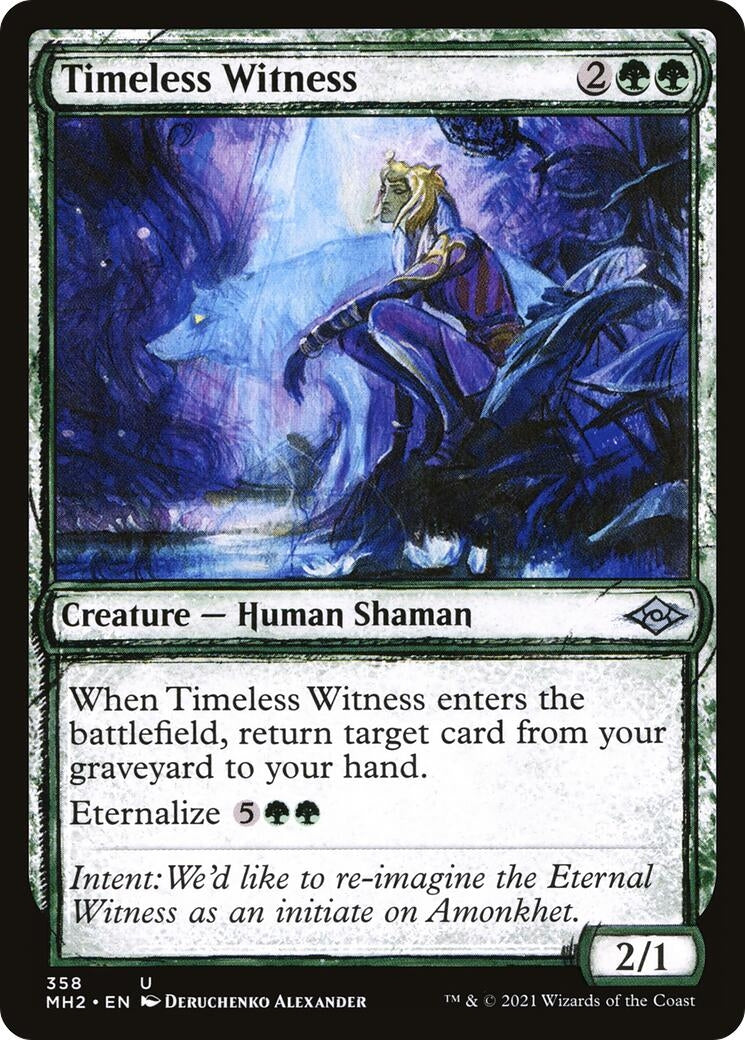 Image for Timeless Witness (Showcase) (358) (Modern Horizons 2) (MH2) - Magic: The Gathering