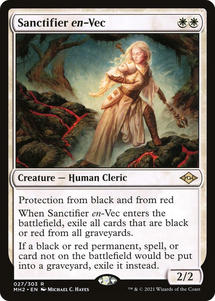 Image for Sanctifier en-Vec (27) (Modern Horizons 2) (MH2) - Magic: The Gathering