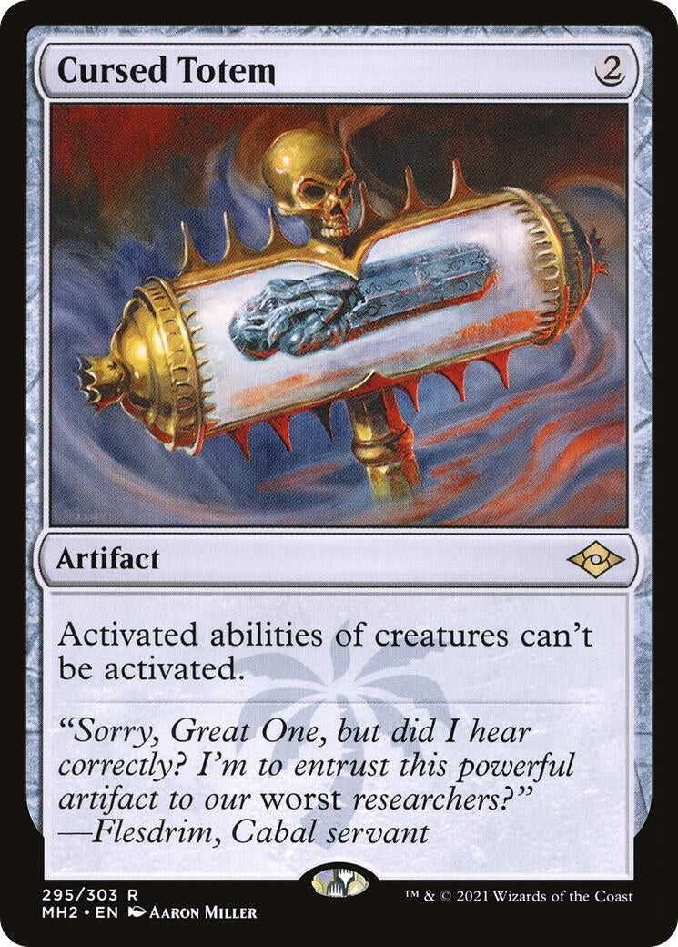 Image for Cursed Totem (295) (Modern Horizons 2) (MH2) - Magic: The Gathering