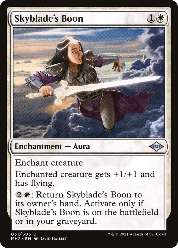 Image for Skyblade's Boon (31) (Modern Horizons 2) (MH2) - Magic: The Gathering