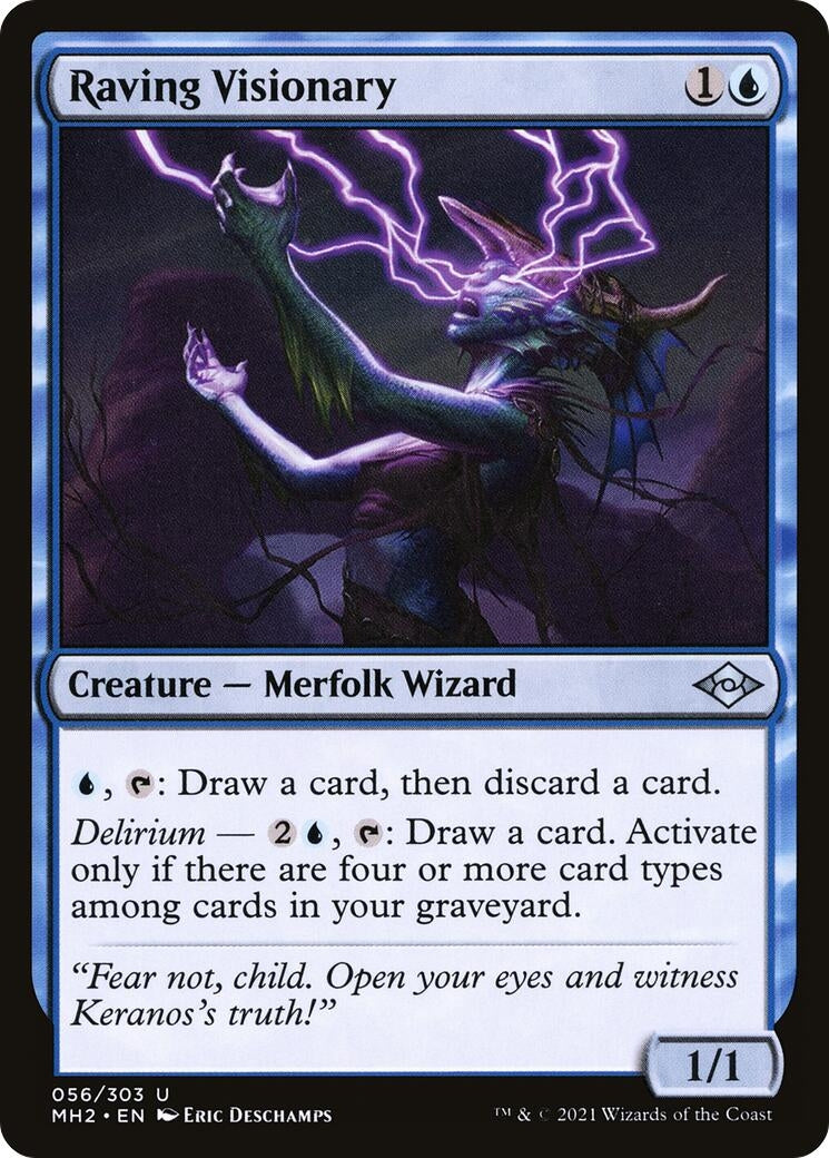 Image for Raving Visionary (56) (Modern Horizons 2) (MH2) - Magic: The Gathering