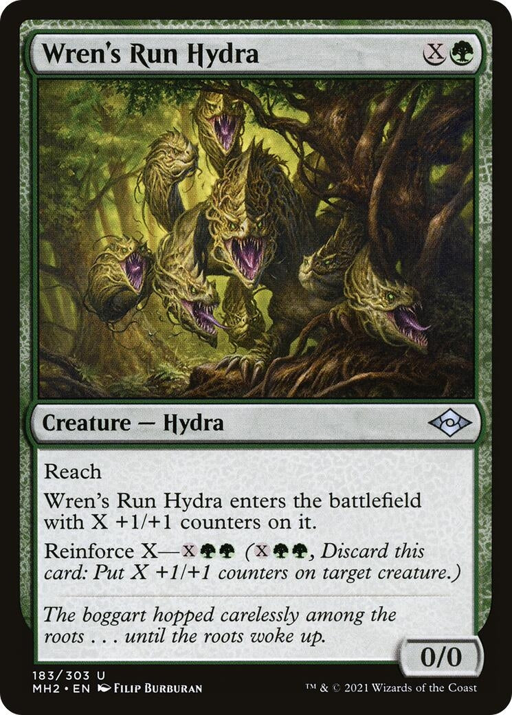 Image for Wren's Run Hydra (183) (Modern Horizons 2) (MH2) - Magic: The Gathering