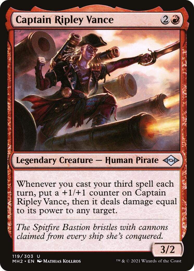 Image for Captain Ripley Vance (119) (Modern Horizons 2) (MH2) - Magic: The Gathering