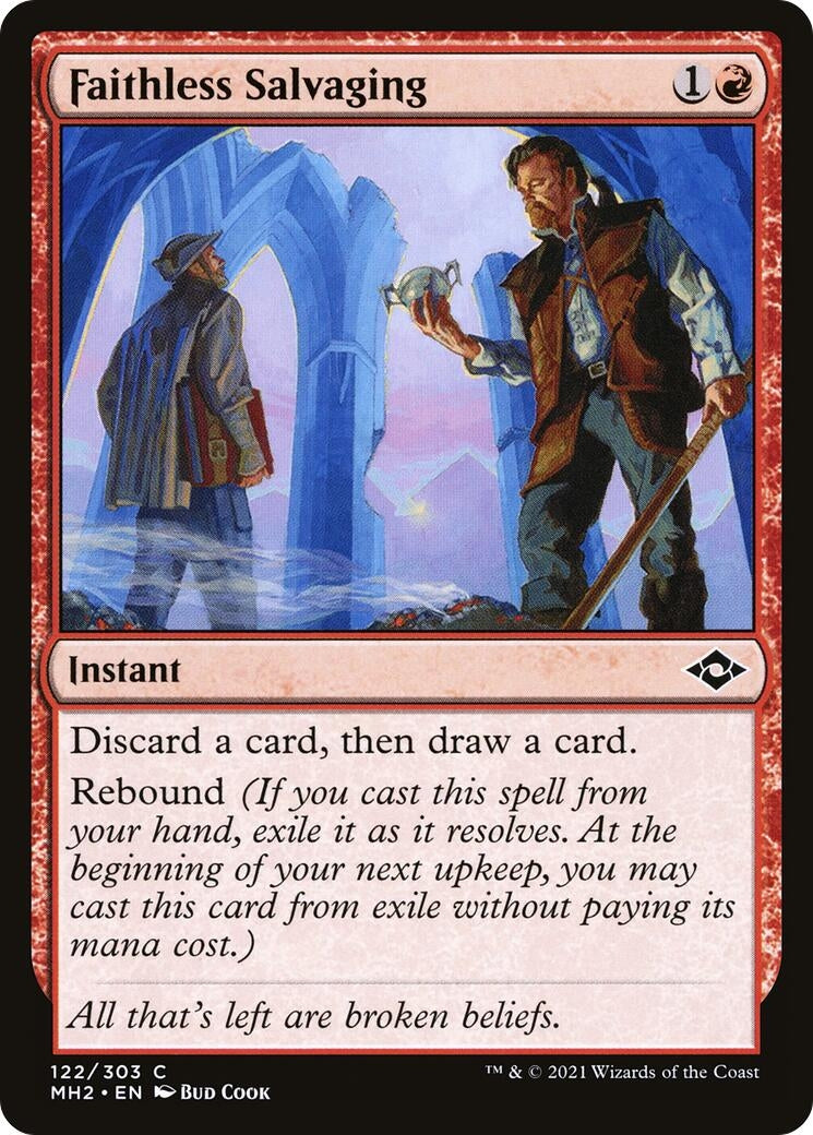 Image for Faithless Salvaging (122) (Modern Horizons 2) (MH2) - Magic: The Gathering
