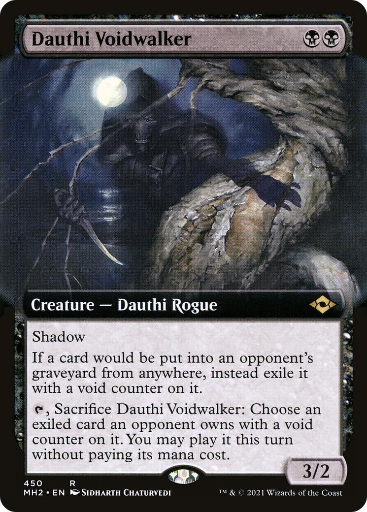 Image for Dauthi Voidwalker (Extended Art) (450) (Modern Horizons 2) (MH2) - Magic: The Gathering