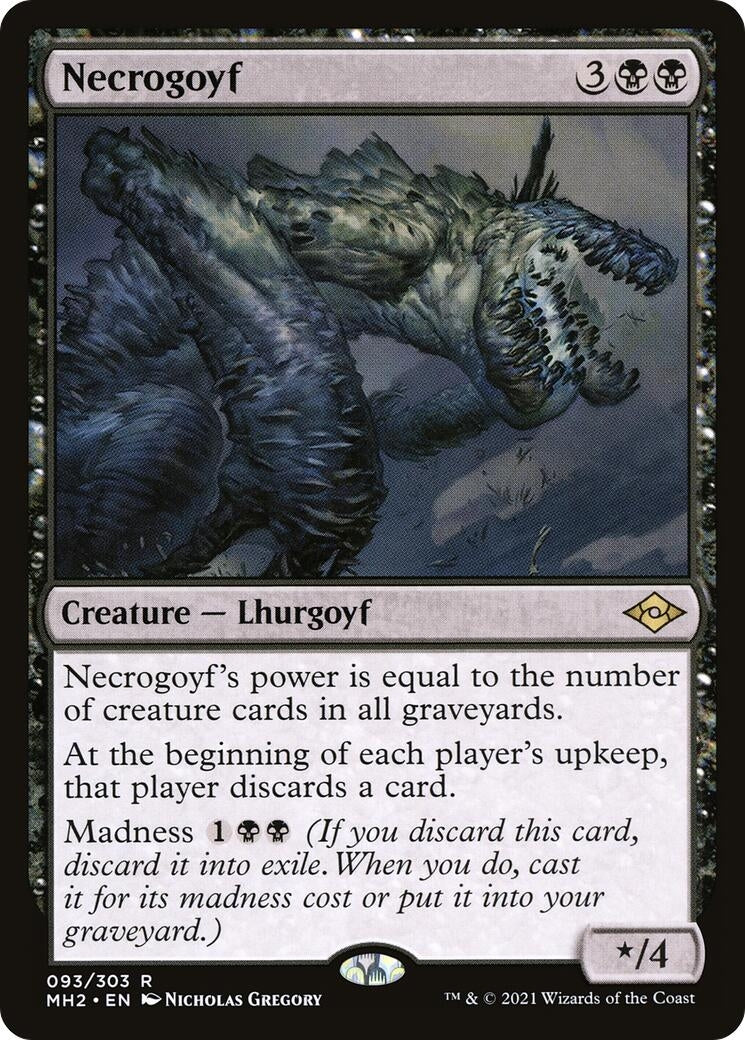 Image for Necrogoyf (93) (Modern Horizons 2) (MH2) - Magic: The Gathering