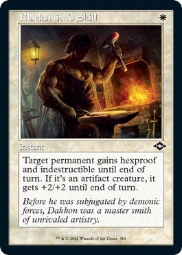 Image for Blacksmith's Skill (Retro Frame) (Foil Etched) (381) (Modern Horizons 2) (MH2) - Magic: The Gathering