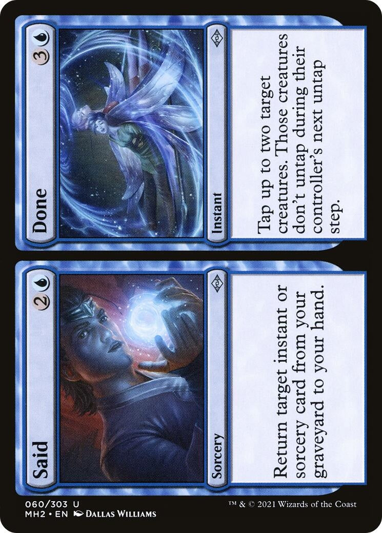 Image for Said // Done (60) (Modern Horizons 2) (MH2) - Magic: The Gathering