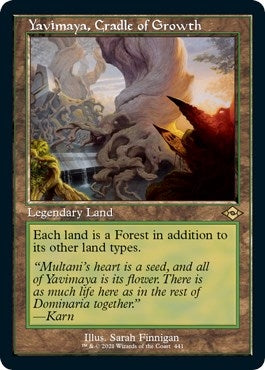 Image for Yavimaya, Cradle of Growth (Retro Frame) (Foil Etched) (441) (Modern Horizons 2) (MH2) - Magic: The Gathering