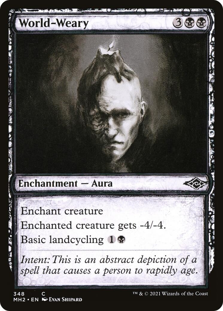 Image for World-Weary (Showcase) (348) (Modern Horizons 2) (MH2) - Magic: The Gathering