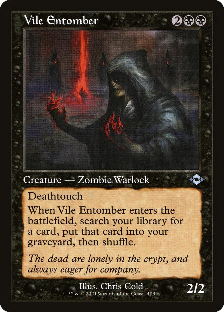 Image for Vile Entomber (Retro Frame) (403) (Modern Horizons 2) (MH2) - Magic: The Gathering