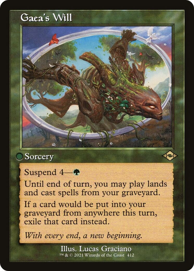 Image for Gaea's Will (Retro Frame) (412) (Modern Horizons 2) (MH2) - Magic: The Gathering