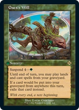 Image for Gaea's Will (Retro Frame) (Foil Etched) (412) (Modern Horizons 2) (MH2) - Magic: The Gathering