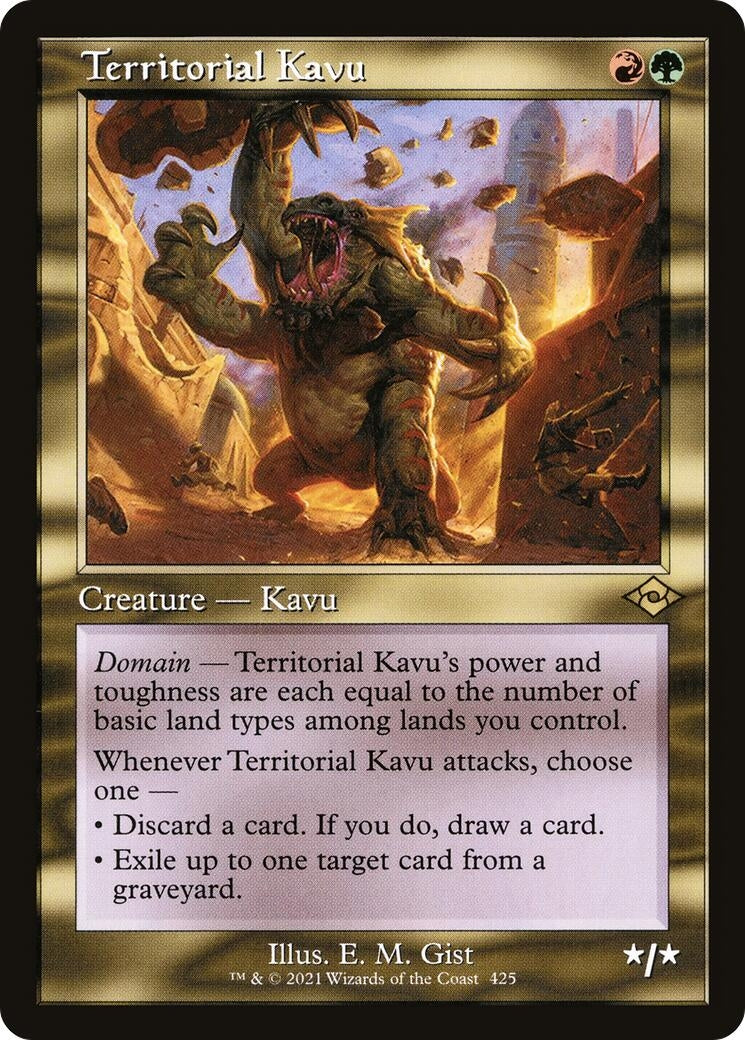 Image for Territorial Kavu (Retro Frame) (425) (Modern Horizons 2) (MH2) - Magic: The Gathering