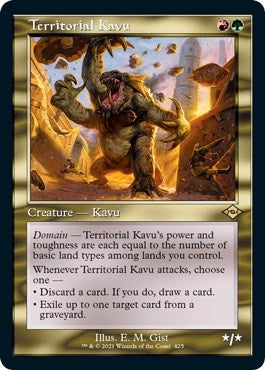 Image for Territorial Kavu (Retro Frame) (Foil Etched) (425) (Modern Horizons 2) (MH2) - Magic: The Gathering
