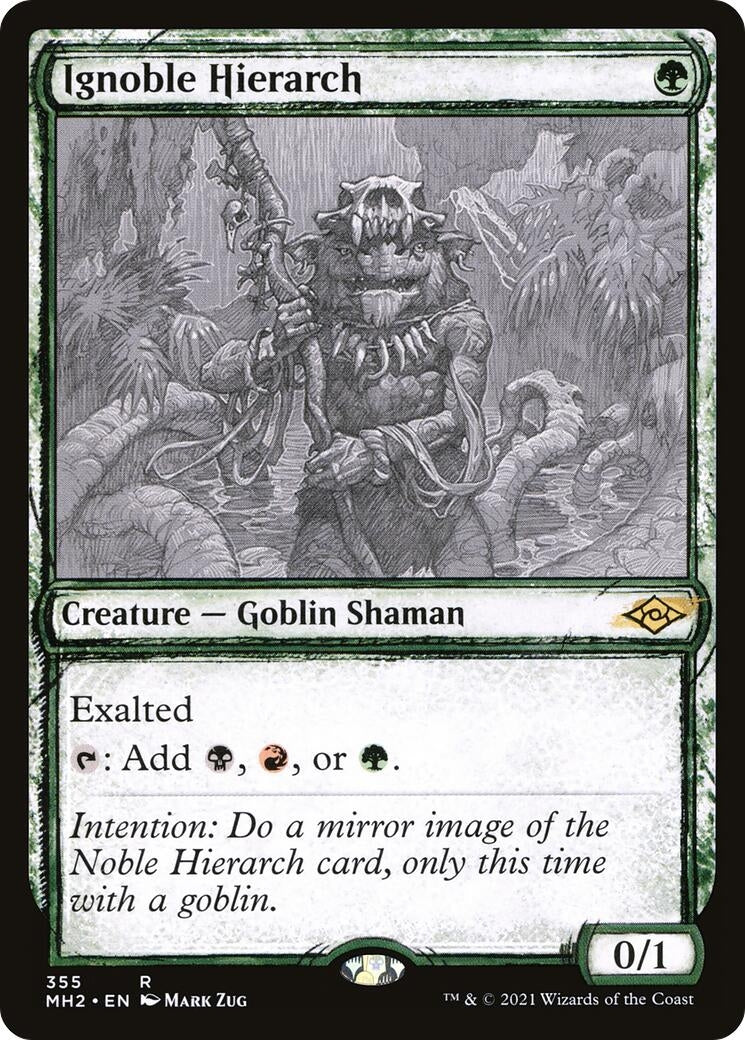 Image for Ignoble Hierarch (Showcase) (355) (Modern Horizons 2) (MH2) - Magic: The Gathering