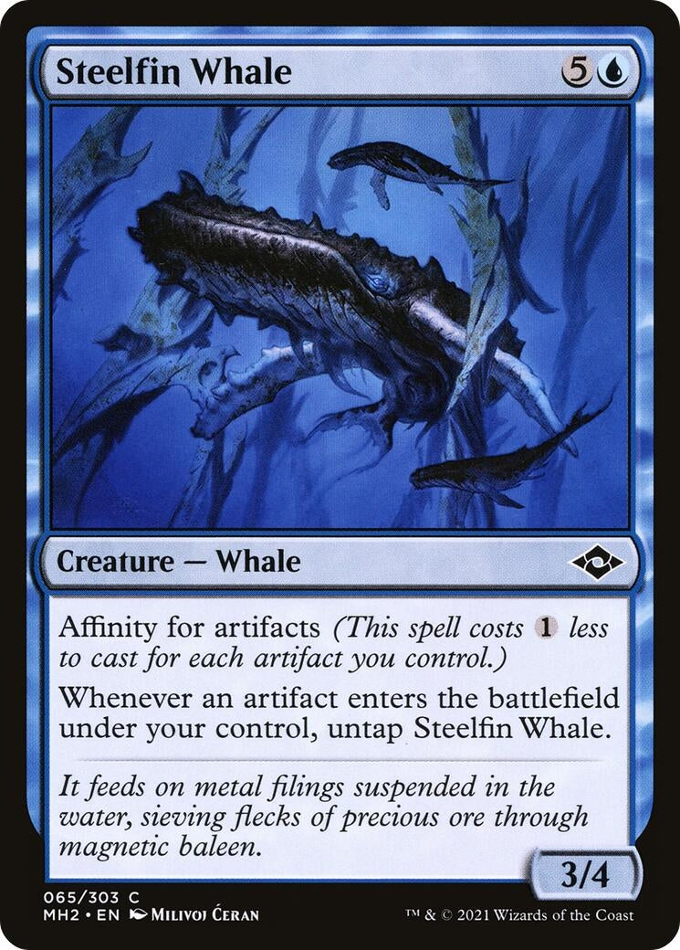 Image for Steelfin Whale (65) (Modern Horizons 2) (MH2) - Magic: The Gathering