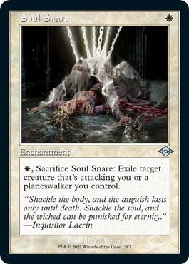 Image for Soul Snare (Retro Frame) (Foil Etched) (387) (Modern Horizons 2) (MH2) - Magic: The Gathering