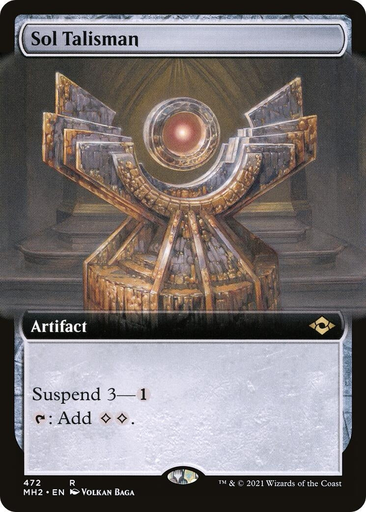 Image for Sol Talisman (Extended Art) (472) (Modern Horizons 2) (MH2) - Magic: The Gathering