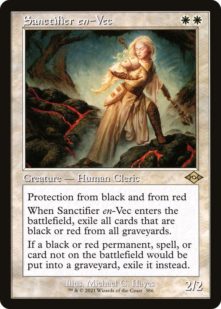 Image for Sanctifier en-Vec (Retro Frame) (386) (Modern Horizons 2) (MH2) - Magic: The Gathering
