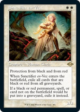 Image for Sanctifier en-Vec (Retro Frame) (Foil Etched) (386) (Modern Horizons 2) (MH2) - Magic: The Gathering