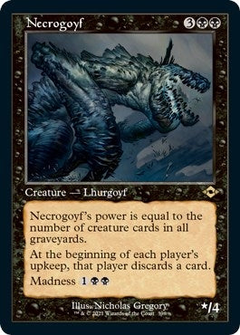 Image for Necrogoyf (Retro Frame) (Foil Etched) (398) (Modern Horizons 2) (MH2) - Magic: The Gathering