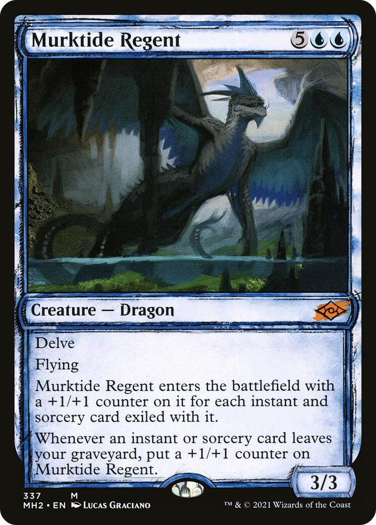 Image for Murktide Regent (Showcase) (337) (Modern Horizons 2) (MH2) - Magic: The Gathering