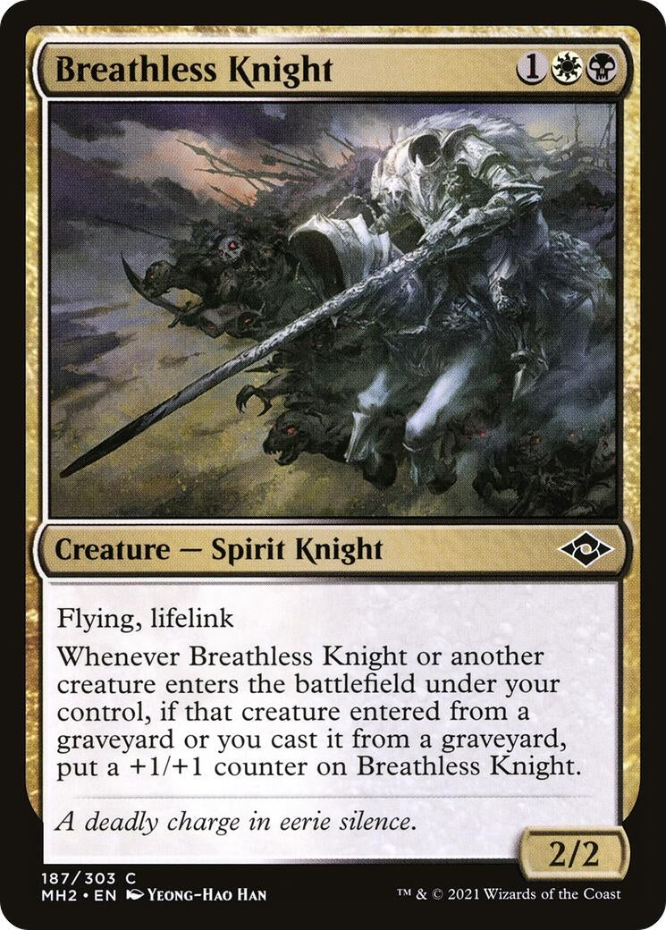 Image for Breathless Knight (187) (Modern Horizons 2) (MH2) - Magic: The Gathering