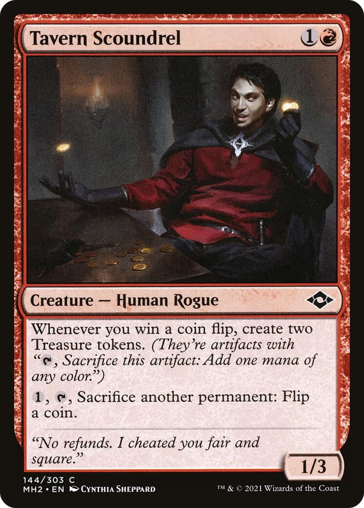 Image for Tavern Scoundrel (144) (Modern Horizons 2) (MH2) - Magic: The Gathering