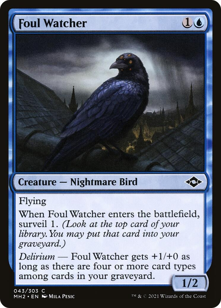 Image for Foul Watcher (43) (Modern Horizons 2) (MH2) - Magic: The Gathering