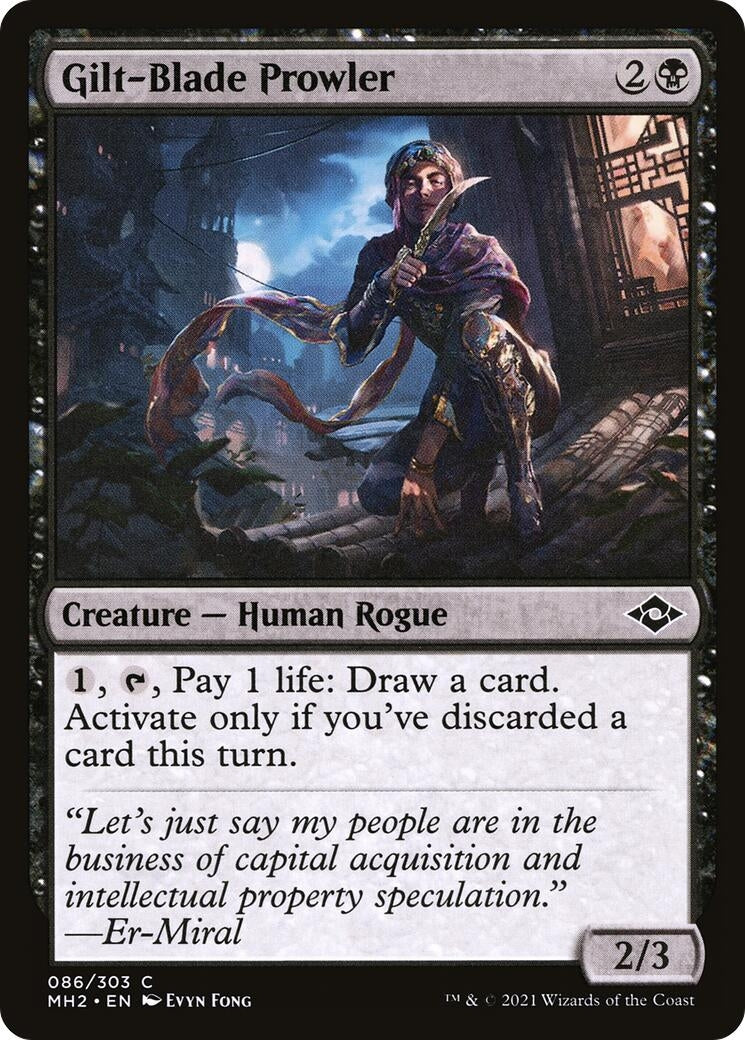 Image for Gilt-Blade Prowler (86) (Modern Horizons 2) (MH2) - Magic: The Gathering