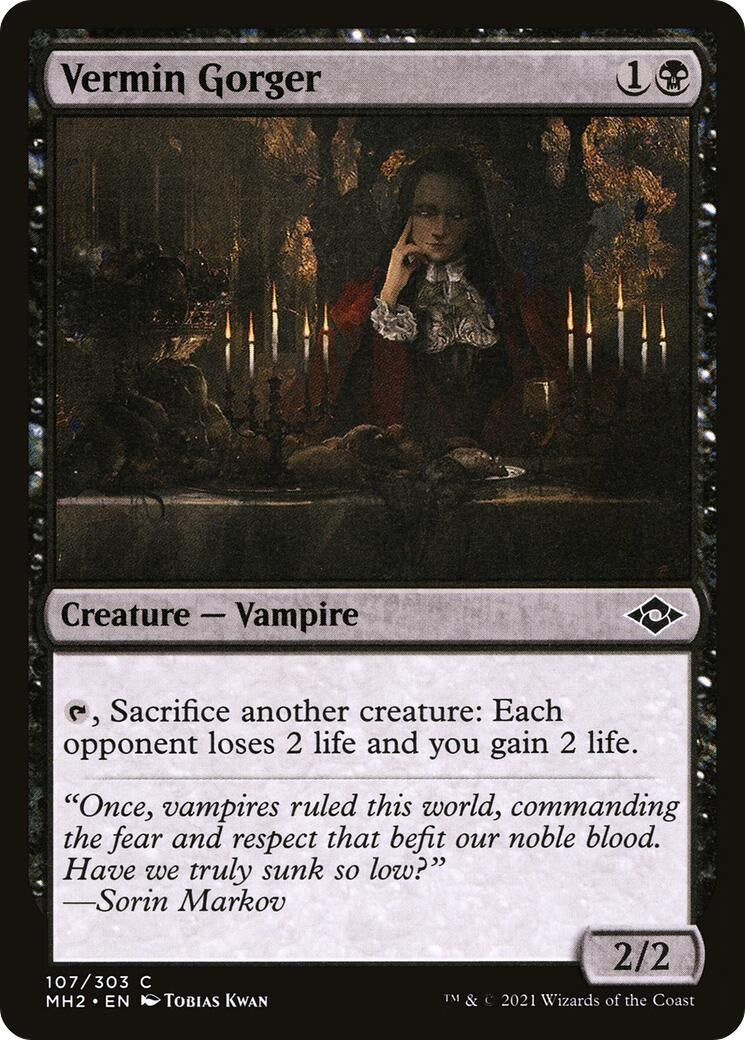 Image for Vermin Gorger (107) (Modern Horizons 2) (MH2) - Magic: The Gathering