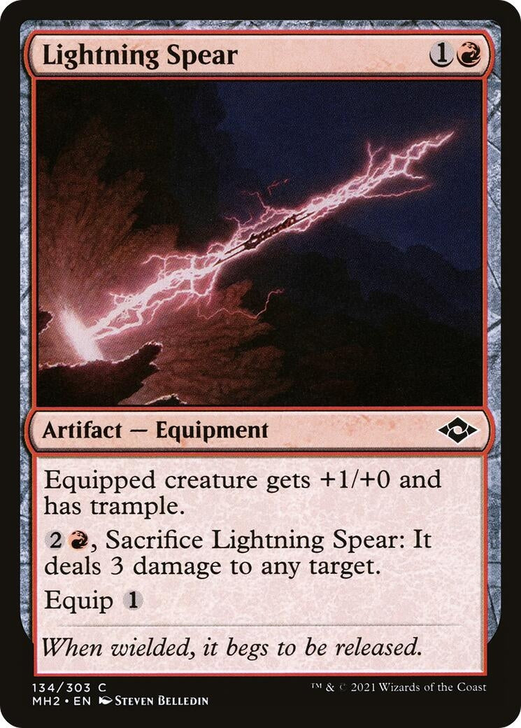 Image for Lightning Spear (134) (Modern Horizons 2) (MH2) - Magic: The Gathering